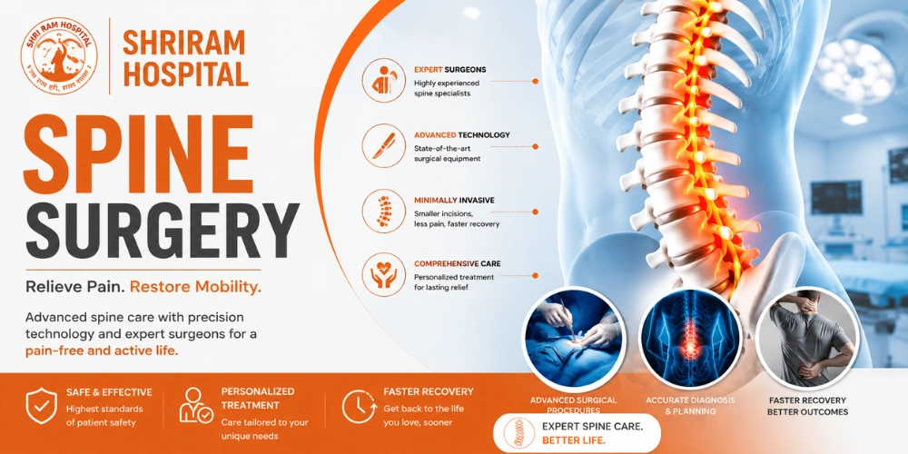 Endoscopic and minimally invasive spine surgery at Shri Ram Hospital, Vikaspuri, Delhi