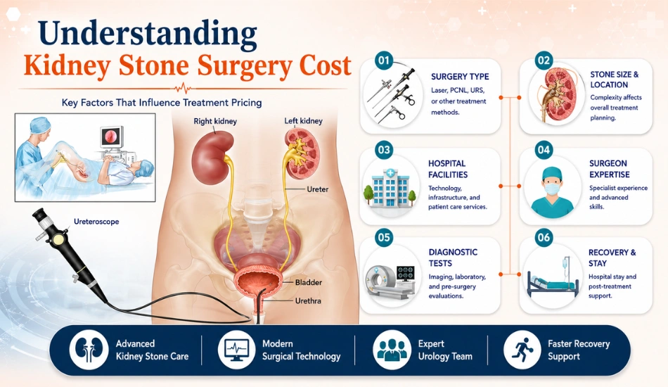 Kidney Stone Removal Surgery Cost in Delhi: Factors That Affect Pricing