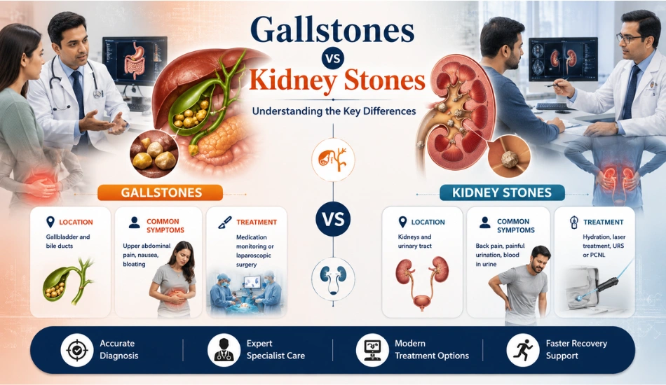 Gallbladder Stones vs Kidney Stones: Understanding the Difference