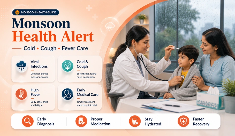 Cold, Cough and Fever During Monsoon: Causes, Symptoms and Treatment