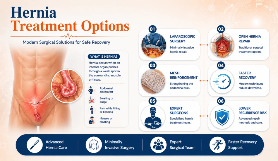 Hernia Treatment in Delhi: Available Treatment Options