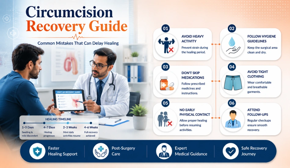 Common Mistakes to Avoid During Circumcision Recovery